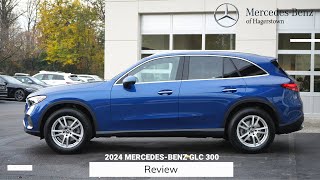 2024 MercedesBenz GLC 300 Review  A Starling Blue Metallic Masterpiece [upl. by Cristiona9]