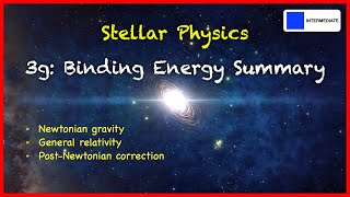 Stellar Physics 3g Binding Energy Summary [upl. by Eirahcaz210]