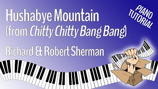 Hushabye Mountain Piano Tutorial [upl. by Alby]