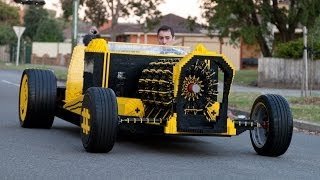 Life Size Lego Car Powered by Air [upl. by Janiuszck]