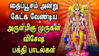 THAI POOSAM LORD MURUGAN TAMIL DEVOTIONAL SONGS  Best Murugan Thaipusam Bakthi Padalgal [upl. by Mansur]