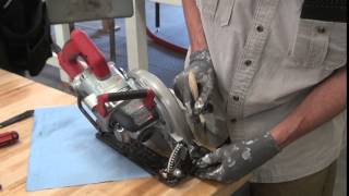 Cleaning a Skilsaw 1 [upl. by Leidgam]