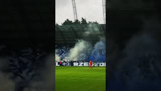 Scènes of the Stalowe derby between Stal Stalowa Wola and Stal Rzeszow today 🇵🇱 [upl. by Aerdnwahs423]