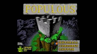 Populous SNES 60Hz  US  Intro  Attract Mode [upl. by Puduns339]