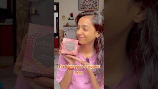 Honey Bee 🐝 stripless wax Comment for link 🔗 waxingathome salonathome diwali [upl. by Ynoep]