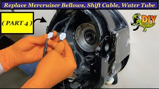 Replace Mercruiser alpha one gen 12 outdrive Bellows  PART 4 [upl. by Itnava]