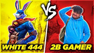 WHITE444🔥 VS 2B Gamer😥The Must Awaited Battle Garena Freefire Clashofgods Hackergameplay [upl. by Goldina343]