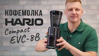 Кофемолка электрическая Hario EVC8B V60 Electric Coffee Grinder Compact  Тест помола №1 [upl. by Eciruam]