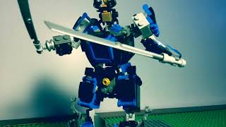 LEGO Stop Motion Bumblebee Transformation [upl. by Tews]