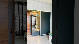 Wardrobe with dressing table design trending home interior furniture shorts shortvideo 4k [upl. by Aigroeg]