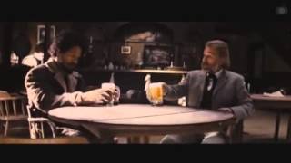 DJANGO UNCHAINED  Escena del bar [upl. by Enyrhtac]