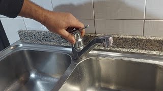 Rubinetto del lavello cucina perde Ripariamolo Kitchen sink faucet leaking Lets fix it [upl. by Torr]