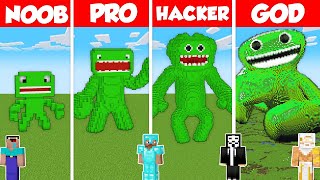 GARTEN OF BANBAN HOUSE BUILD CHALLENGE  Minecraft Battle NOOB vs PRO vs HACKER vs GOD  Animation [upl. by Masry138]