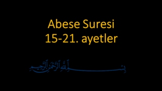 ABESE SURESİ 1521 AYETLER EZBERLE HER AYET ON TEKRAR [upl. by Acireh]