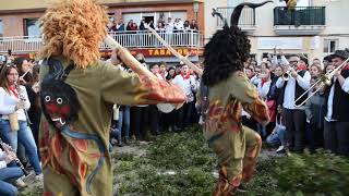 Primer ball dels dimonis a Cala Rajada Sant Antoni 2019 [upl. by Horten154]