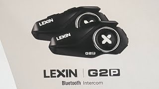 Lexin G2P intercom unboxing intercom bluetooth motorcycle lexin unboxing follow helmet [upl. by Darryl687]