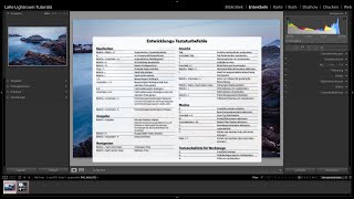 LaKe Lightroom Tutorials  Tastaturbefehle [upl. by Llemej]