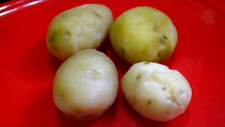 How to Peel Potatoes Easily  Aloo Peeling in Telugu బంగాళాదుంపలు సులువుగా వలవటం ఎలా [upl. by Jempty168]