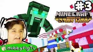 Minecraft Story Mode Season 2 Part 3 HobbyPigTV [upl. by Pozzy]