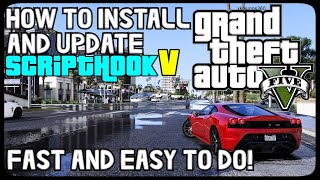 How to install ScripthookvScripthookvdotnetMenyoo for GTA V [upl. by Ydnew]