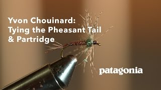 Yvon Chouinard Tying the Pheasant Tail amp Partridge [upl. by Neeoma]