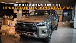 Impressions on the 2024 Hilux Conquest 4x2 AT [upl. by Enitsenrae]