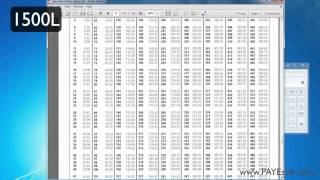 UK PAYE Tax and NI Tables  Tutorial 1 Free Pay using pay adjustment tables and a calculator [upl. by Auberbach184]