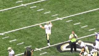 Drew Brees Who Dat chant [upl. by Derwin]