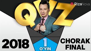 QVZ 2018 CHORAK FINAL 1OYIN [upl. by Elleda395]