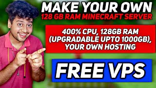 Create a Free Minecraft Server With 128GB Ram  GitHub Minecraft Server [upl. by Farmer814]