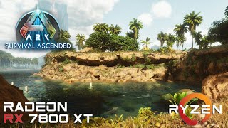 ARK Survival Ascended  RX 7800 XT  1080p  1440p  4K  All Settings Tested [upl. by Nahtanoj]