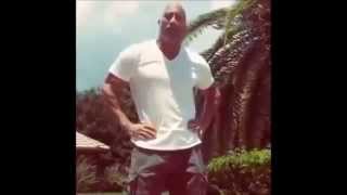 The Rock ALS Ice Bucket Challenge [upl. by Ancier]