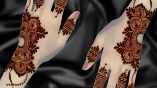 Stylish Back Hand Mehndi Designs ll Easy Latest Arabic Mehndi Designs ll New Arabic Mehndi Design [upl. by Joed945]