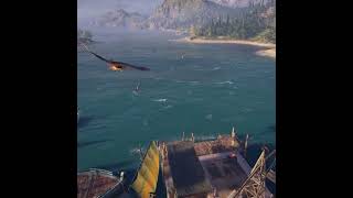 AC ODYSSEY  Greece Argolis Wetlands of the Hydra Nauplia Harbor shorts greece [upl. by Ailegnave254]