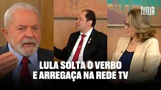 🔥Lula na RedeTV escurraçou herança maldita de Bolsonaro detonou Trump e peitou mercado financeiro🔥 [upl. by Anaidiriv]