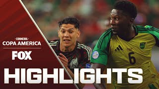 Jamaica vs Mexico Highlights  2024 Copa América [upl. by Enaitsirk]