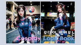 Ai Clothes Look BookCosplayAi Cosplay OverWatch DVa 송하나 [upl. by Paresh]