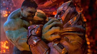 Thanos Vs Hulk  Fight Scene  Avengers Infinity War 2018 Movie CLIP 4K HDR [upl. by Studdard]