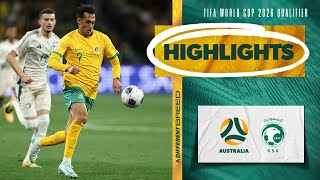 Australia v Saudi Arabia  Highlights  FIFA World Cup 2026 Third Round Qualifier [upl. by Sigler]