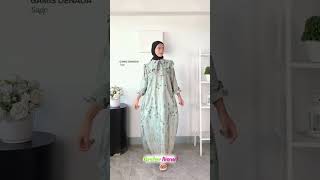 Dress Gamis Denada Resleting Busui Baju Wanita Pakaian Wanita [upl. by Woodruff]