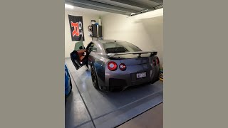 Straight Pipe R35 Nissan GTR 2 Week Cold Start [upl. by Iline]