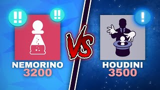 Bullet Tournament 2 Nemorino VS Houdini [upl. by Seniag]