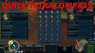 QUICKEST Way To Farm TETRACOMPASS In Runescape 3 [upl. by Schreib32]