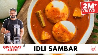 Idli Sambar Recipe  Hotel Sambar Secret Recipe  होटल जैसा इडली सांभर  Chef Sanjyot Keer [upl. by Paff]