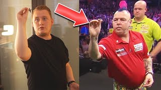 Martin Schindler imitiert Dartspieler 20 legendär [upl. by Eemak]