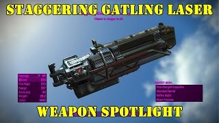 Fallout 4 Weapon Spotlights Staggering Gatling Laser [upl. by Roxane]