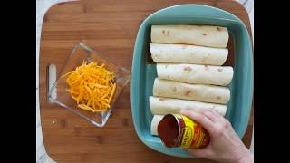 Easy Creamy Chicken Enchiladas  Simple Dinner Recipe  Safeway [upl. by Nnahtebazile]