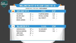 Wallington 1st XI v Surf Coast 1st XI [upl. by Kcirdde]