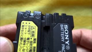 SONY NPFM70 BATTERY PACK 72V 170Wh Liion ハンディカム リチャージャブルバッテリーパック [upl. by Zielsdorf242]