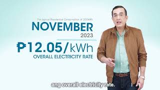 Higher Electricity Rates this November  Meralco [upl. by Lunneta]